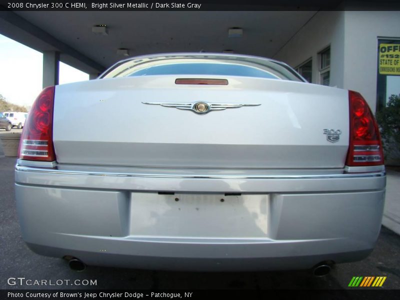 Bright Silver Metallic / Dark Slate Gray 2008 Chrysler 300 C HEMI