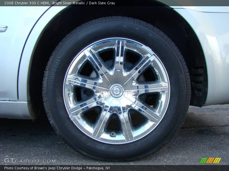 Bright Silver Metallic / Dark Slate Gray 2008 Chrysler 300 C HEMI