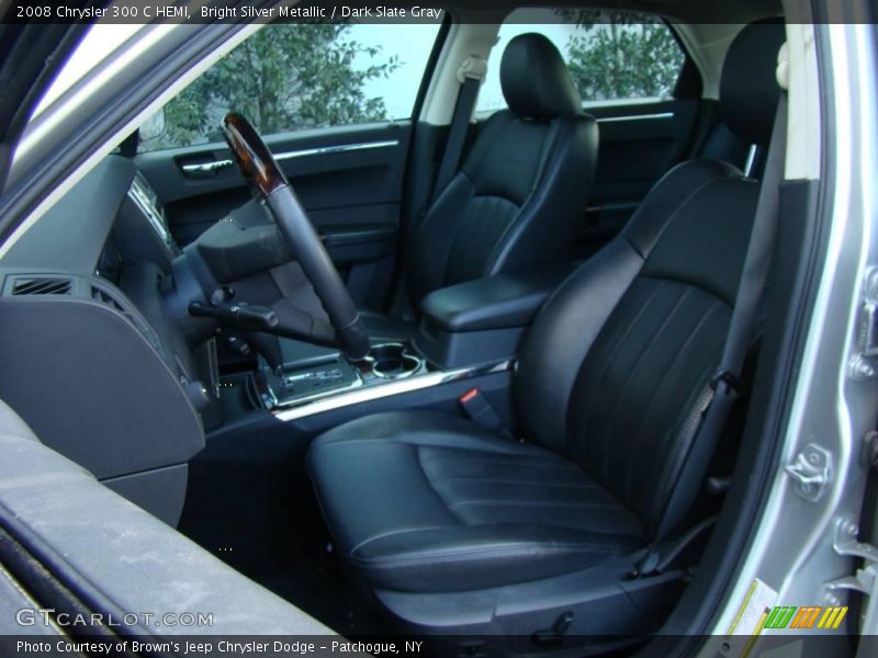 Bright Silver Metallic / Dark Slate Gray 2008 Chrysler 300 C HEMI