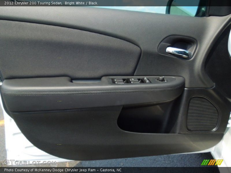 Bright White / Black 2012 Chrysler 200 Touring Sedan