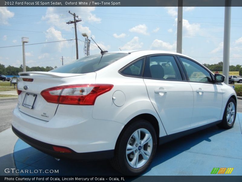 Oxford White / Two-Tone Sport 2012 Ford Focus SE Sport Sedan