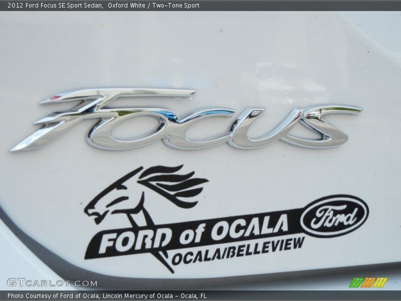Oxford White / Two-Tone Sport 2012 Ford Focus SE Sport Sedan