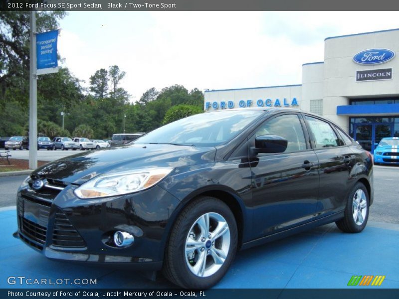Black / Two-Tone Sport 2012 Ford Focus SE Sport Sedan