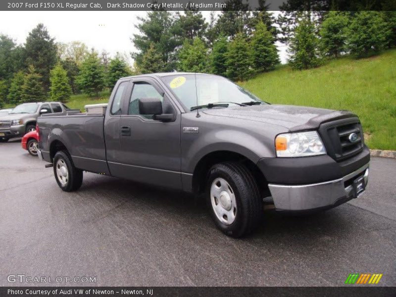 Dark Shadow Grey Metallic / Medium Flint 2007 Ford F150 XL Regular Cab