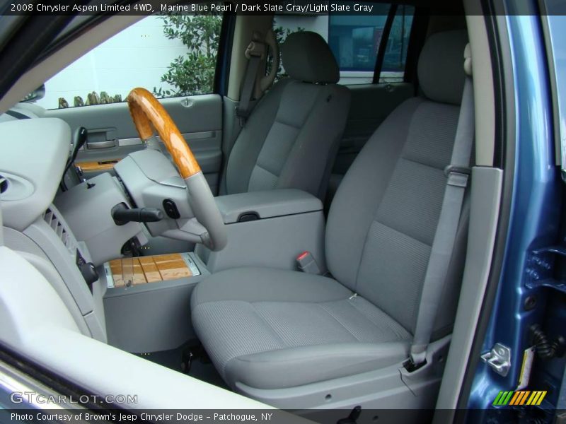 Marine Blue Pearl / Dark Slate Gray/Light Slate Gray 2008 Chrysler Aspen Limited 4WD