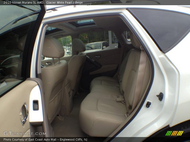 Glacier White Pearl / Beige 2010 Nissan Murano SL AWD