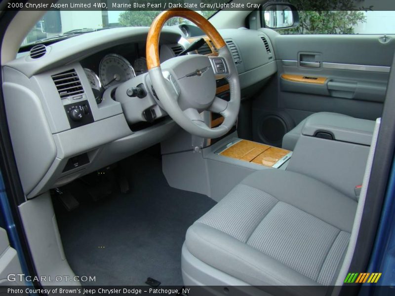 Marine Blue Pearl / Dark Slate Gray/Light Slate Gray 2008 Chrysler Aspen Limited 4WD