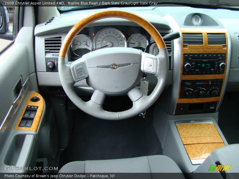 Marine Blue Pearl / Dark Slate Gray/Light Slate Gray 2008 Chrysler Aspen Limited 4WD