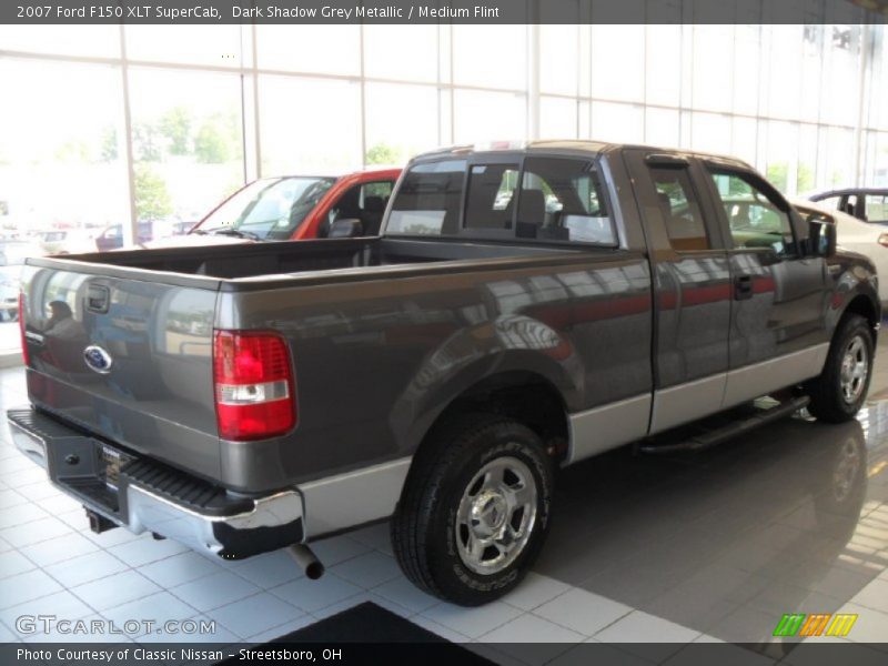 Dark Shadow Grey Metallic / Medium Flint 2007 Ford F150 XLT SuperCab