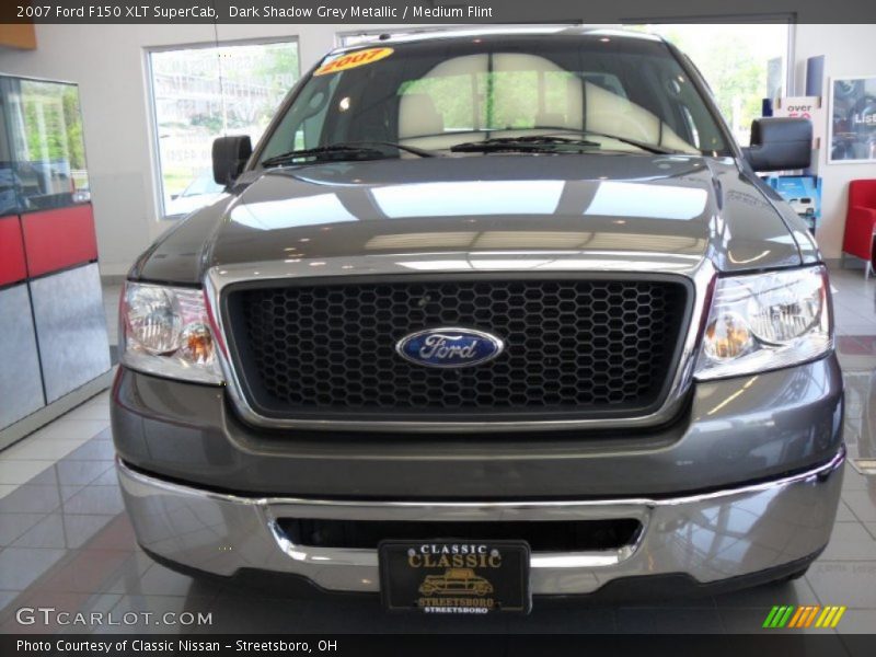 Dark Shadow Grey Metallic / Medium Flint 2007 Ford F150 XLT SuperCab