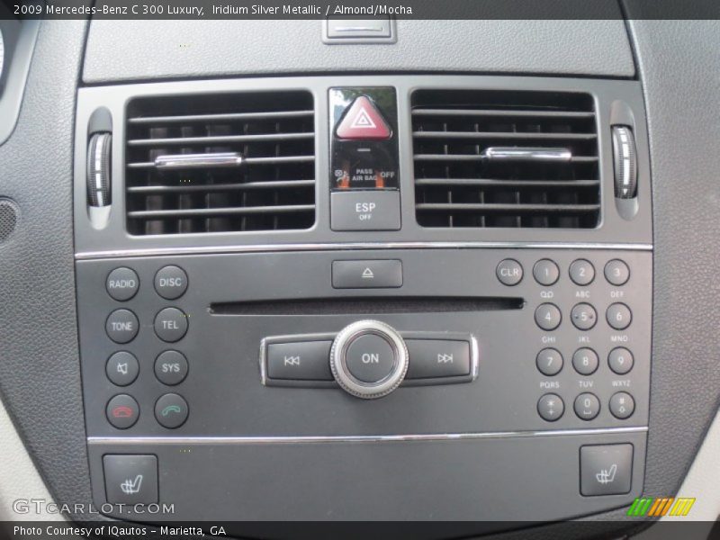 Iridium Silver Metallic / Almond/Mocha 2009 Mercedes-Benz C 300 Luxury
