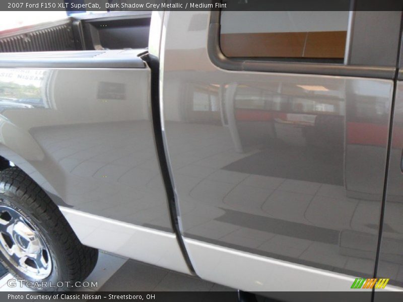 Dark Shadow Grey Metallic / Medium Flint 2007 Ford F150 XLT SuperCab