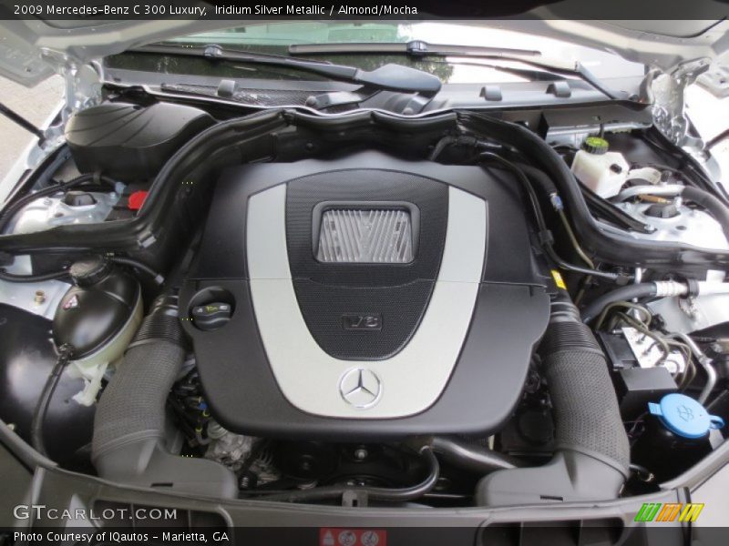 Iridium Silver Metallic / Almond/Mocha 2009 Mercedes-Benz C 300 Luxury