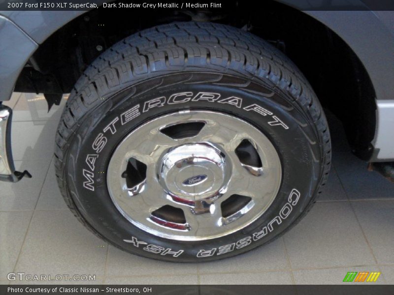 Dark Shadow Grey Metallic / Medium Flint 2007 Ford F150 XLT SuperCab