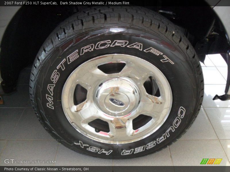 Dark Shadow Grey Metallic / Medium Flint 2007 Ford F150 XLT SuperCab
