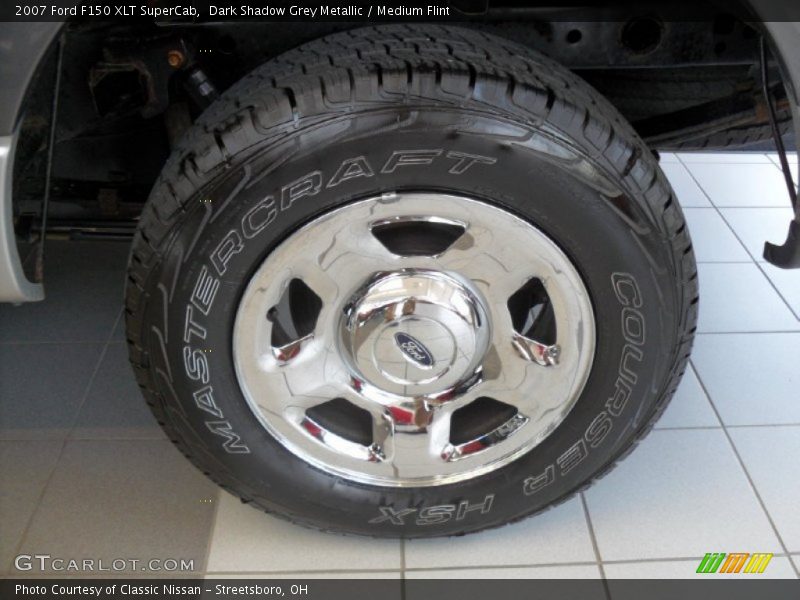 Dark Shadow Grey Metallic / Medium Flint 2007 Ford F150 XLT SuperCab