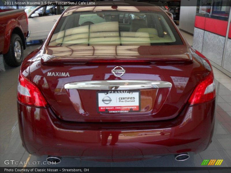 Tuscan Sun / Cafe Latte 2011 Nissan Maxima 3.5 SV