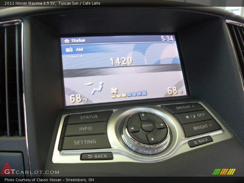 Tuscan Sun / Cafe Latte 2011 Nissan Maxima 3.5 SV
