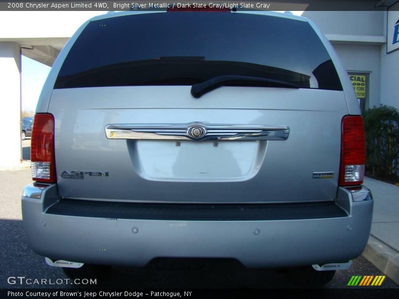 Bright Silver Metallic / Dark Slate Gray/Light Slate Gray 2008 Chrysler Aspen Limited 4WD