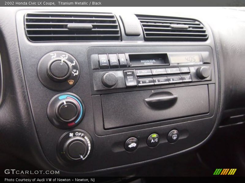 Controls of 2002 Civic LX Coupe