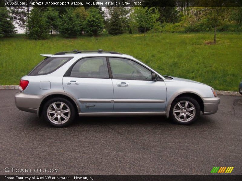 Aqua Blue Metallic / Gray Tricot 2005 Subaru Impreza Outback Sport Wagon