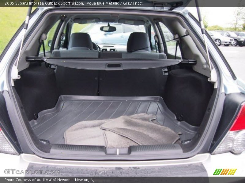 Aqua Blue Metallic / Gray Tricot 2005 Subaru Impreza Outback Sport Wagon