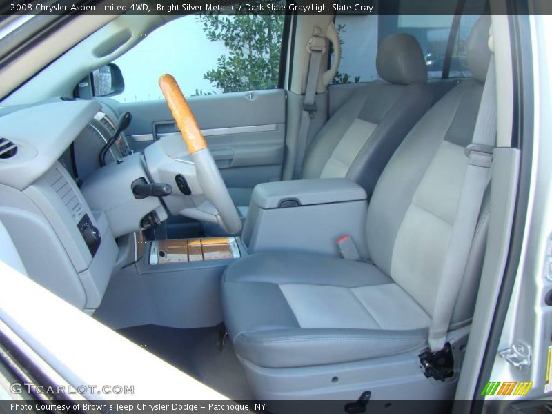 Bright Silver Metallic / Dark Slate Gray/Light Slate Gray 2008 Chrysler Aspen Limited 4WD