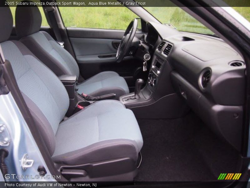 Aqua Blue Metallic / Gray Tricot 2005 Subaru Impreza Outback Sport Wagon