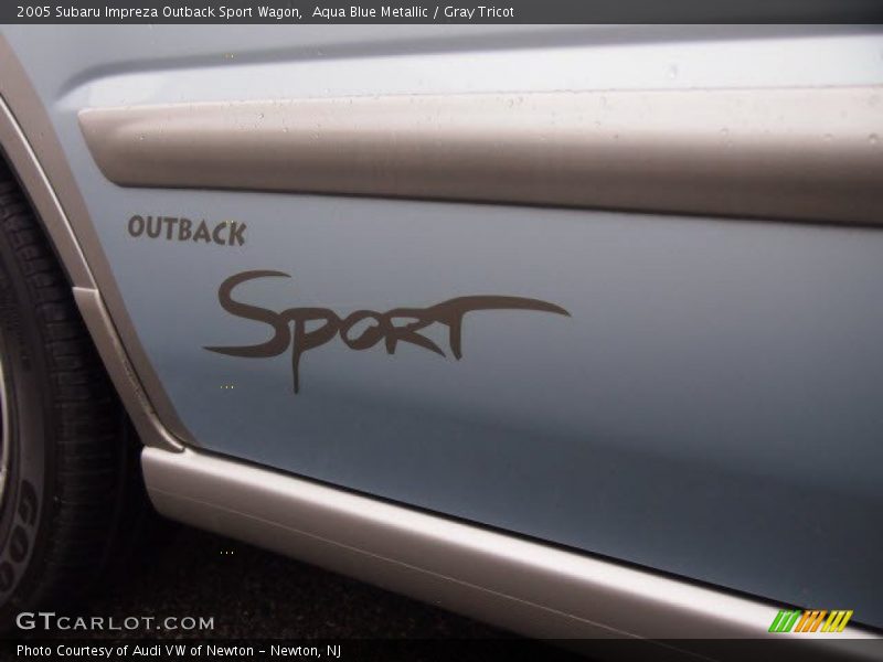 Aqua Blue Metallic / Gray Tricot 2005 Subaru Impreza Outback Sport Wagon