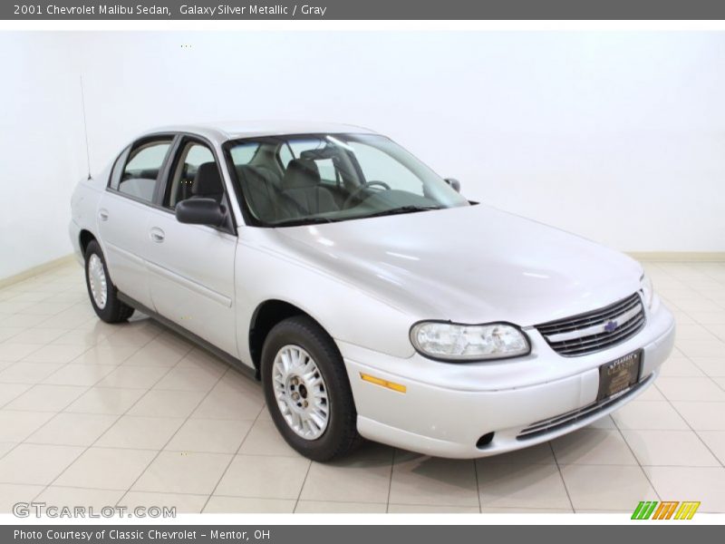 Galaxy Silver Metallic / Gray 2001 Chevrolet Malibu Sedan