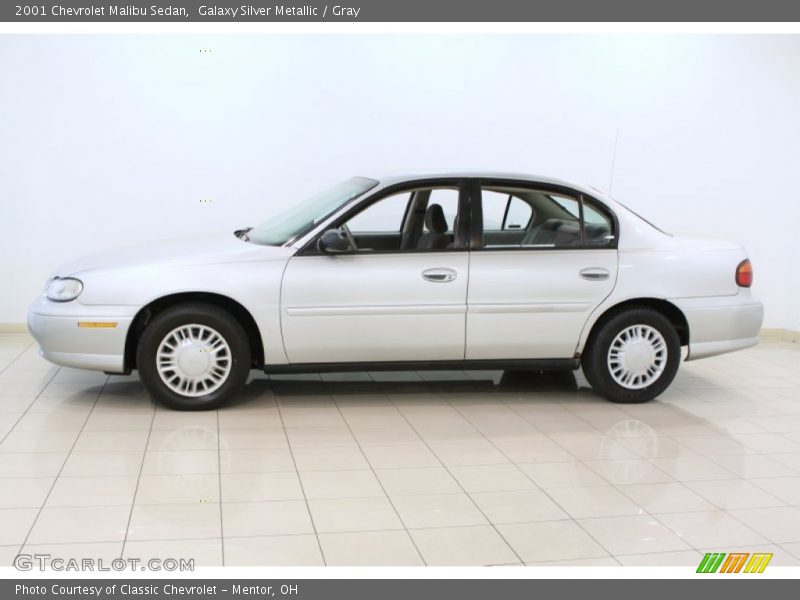 Galaxy Silver Metallic / Gray 2001 Chevrolet Malibu Sedan