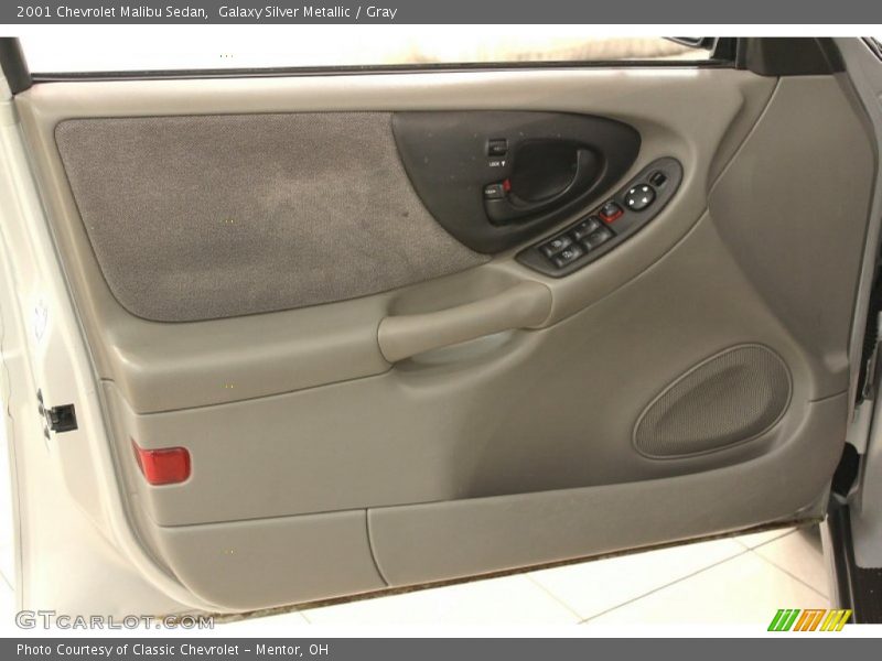 Galaxy Silver Metallic / Gray 2001 Chevrolet Malibu Sedan