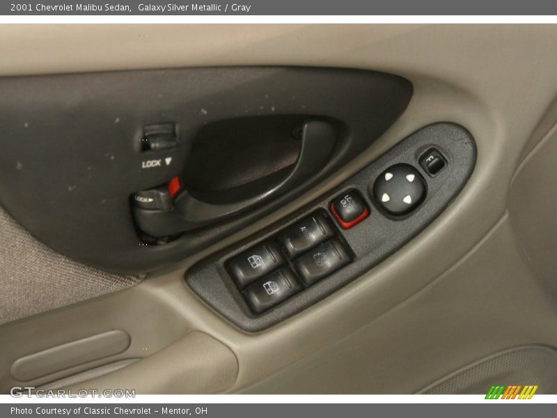 Galaxy Silver Metallic / Gray 2001 Chevrolet Malibu Sedan