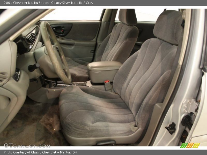 Galaxy Silver Metallic / Gray 2001 Chevrolet Malibu Sedan