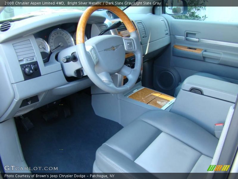 Bright Silver Metallic / Dark Slate Gray/Light Slate Gray 2008 Chrysler Aspen Limited 4WD