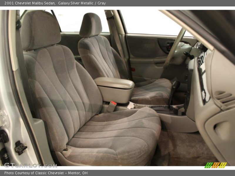 Galaxy Silver Metallic / Gray 2001 Chevrolet Malibu Sedan