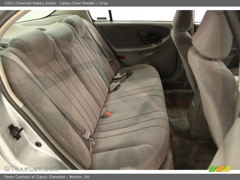 Galaxy Silver Metallic / Gray 2001 Chevrolet Malibu Sedan