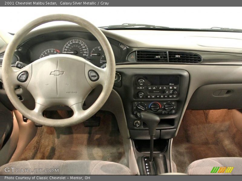Galaxy Silver Metallic / Gray 2001 Chevrolet Malibu Sedan