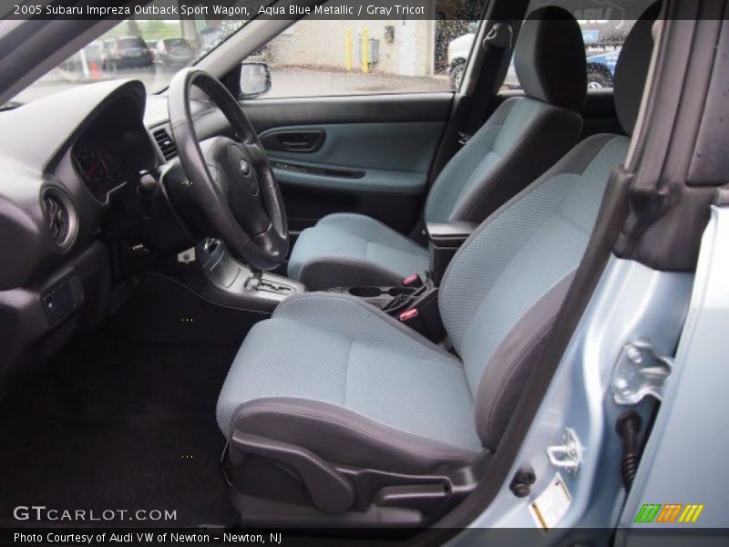 Aqua Blue Metallic / Gray Tricot 2005 Subaru Impreza Outback Sport Wagon