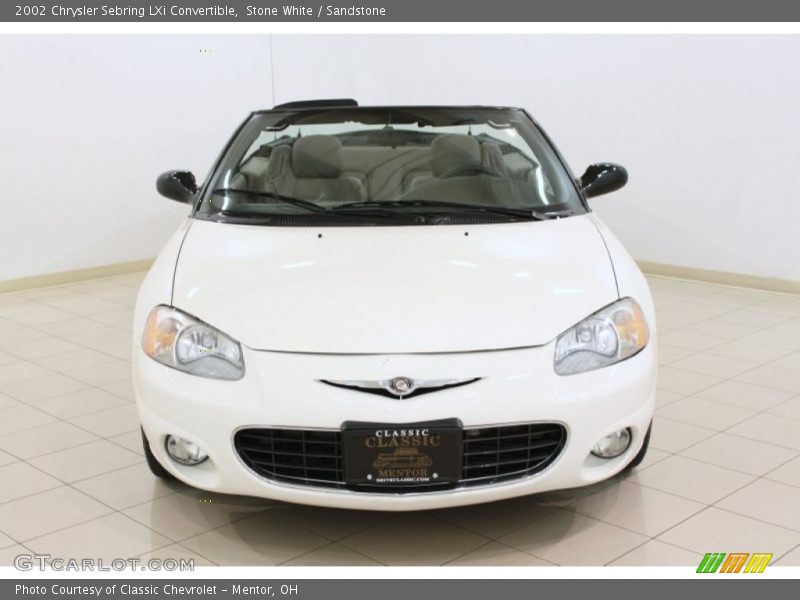 Stone White / Sandstone 2002 Chrysler Sebring LXi Convertible