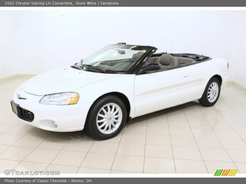 Stone White / Sandstone 2002 Chrysler Sebring LXi Convertible