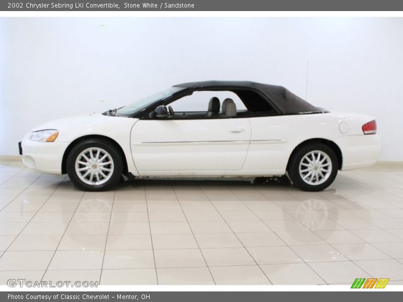 Stone White / Sandstone 2002 Chrysler Sebring LXi Convertible