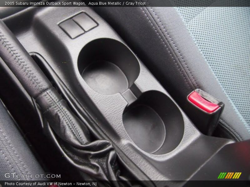 Aqua Blue Metallic / Gray Tricot 2005 Subaru Impreza Outback Sport Wagon