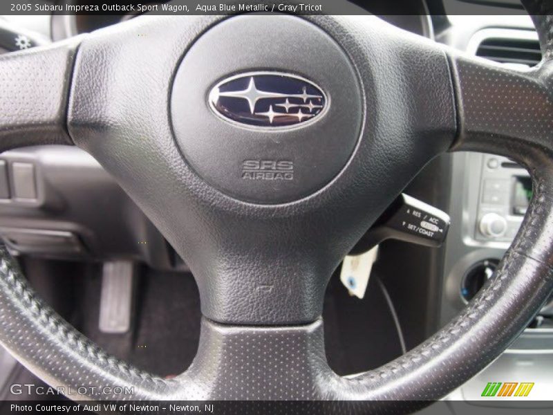 Aqua Blue Metallic / Gray Tricot 2005 Subaru Impreza Outback Sport Wagon