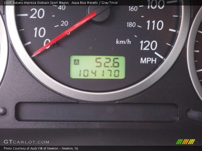 Aqua Blue Metallic / Gray Tricot 2005 Subaru Impreza Outback Sport Wagon