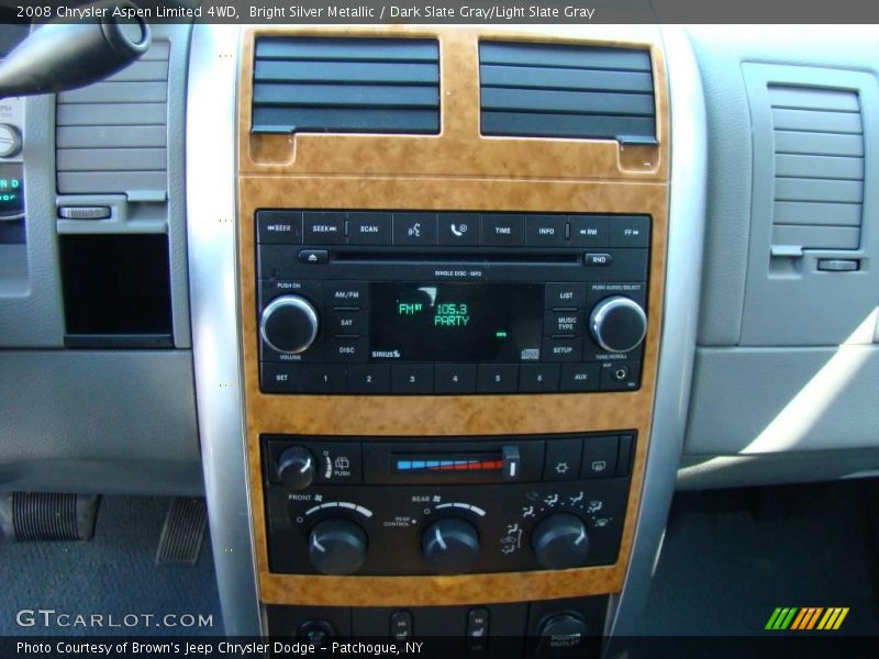 Bright Silver Metallic / Dark Slate Gray/Light Slate Gray 2008 Chrysler Aspen Limited 4WD