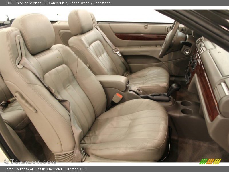  2002 Sebring LXi Convertible Sandstone Interior