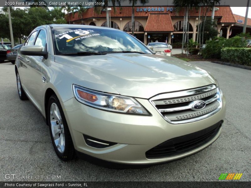 Gold Leaf Metallic / Light Stone 2010 Ford Taurus SEL