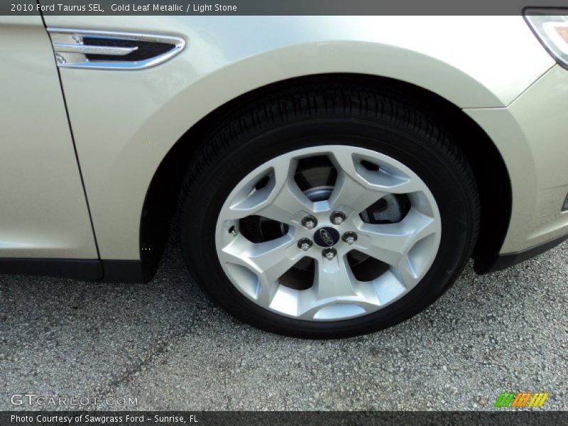 Gold Leaf Metallic / Light Stone 2010 Ford Taurus SEL