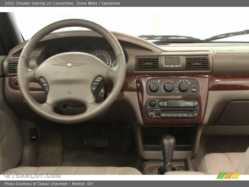 Stone White / Sandstone 2002 Chrysler Sebring LXi Convertible